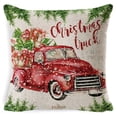 thumbnail image 1 of Christmas Pillow Covers Snowman Santa Christmas Tree Pillows Winter Holiday Throw Pillows Farmhouse Christmas Decor for Couch 18x18inch, 1 of 1