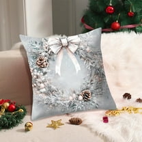 Christmas Pillow Covers for Decorations 18x18" Christmas Pillow Cover Holiday Decoration Cushion Covers