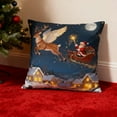 thumbnail image 1 of Christmas Pillow Covers for Decorations Indoor18x18" Christmas Pillow Covers Decorative Pillow Cases with Soft Fabric Hidden Zipper Cushion Covers, 1 of 7