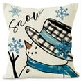 thumbnail image 1 of Christmas Pillowcase With Printed Linen Cushion Cover Home Sofa Decoration Festival Patterns Sofa Bedroom Decorations, 1 of 4