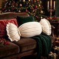 thumbnail image 1 of Christmas Pillows Sweet Candy Shape Pillow Soft & Breathable for Sofa Bed Reading Nook Entryway Dining Christmas Decorations by MPOISVA, 1 of 7