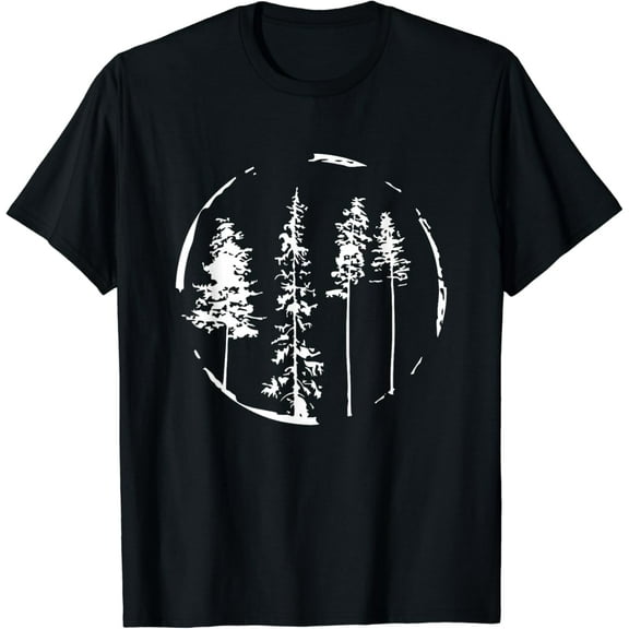 Christmas Pine Forest, Pine Trees T-Shirt