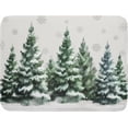 thumbnail image 1 of Christmas Pine Tree Dish Drying Mat for Kitchen Counter 18x24 Inch Winter Decorative Dishes Mats Winter Absorbent Reversible Kitchen Drainer Pad Christmas Decorations Fast Dry Tableware Dishes Pad, 1 of 7