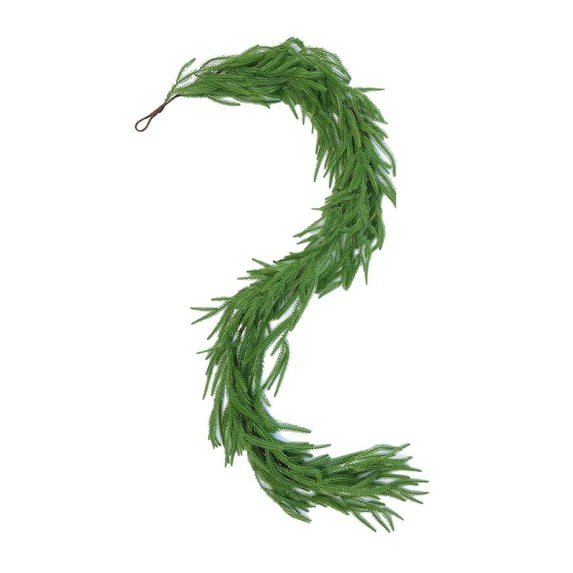 Christmas Pines Needle Wreath Artificial Berry Simulation Green Christmas Rattan Norfolk Rattan Christmas Decoration Wall Hanging Wreath