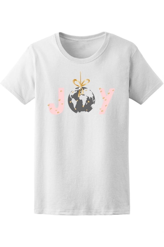 Christmas Pink Joy Graphic T-Shirt Women -Image by Shutterstock, Female Small