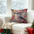 thumbnail image 1 of Christmas Pink Pillow Covers 17.7x17.7 Inches Decorative Pillow Cases Soft Fabric Hidden Zipper Home Holiday Decor Seasonal Decoration, 1 of 5