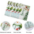thumbnail image 1 of Christmas Placemats Christmas Cloth Placemats Christmas Table Mat Christmas Tree ornament, Winter Holiday Country Washable Table Mat, 1 of 6