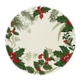 thumbnail image 1 of Christmas Placemats Christmas Round Placemats Winter Placemats Washable Dining Table Mats for Holiday Parties Dinner Home Kitchen Decor, 1 of 6
