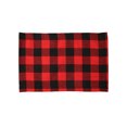 thumbnail image 1 of Christmas Placemats, Reversible Table Mats, Red Plaid Waterproof Polyester Dining Table Decorations, 11.8x17.7 Inch Washable Holiday Coffee Table Mats, 1 of 6