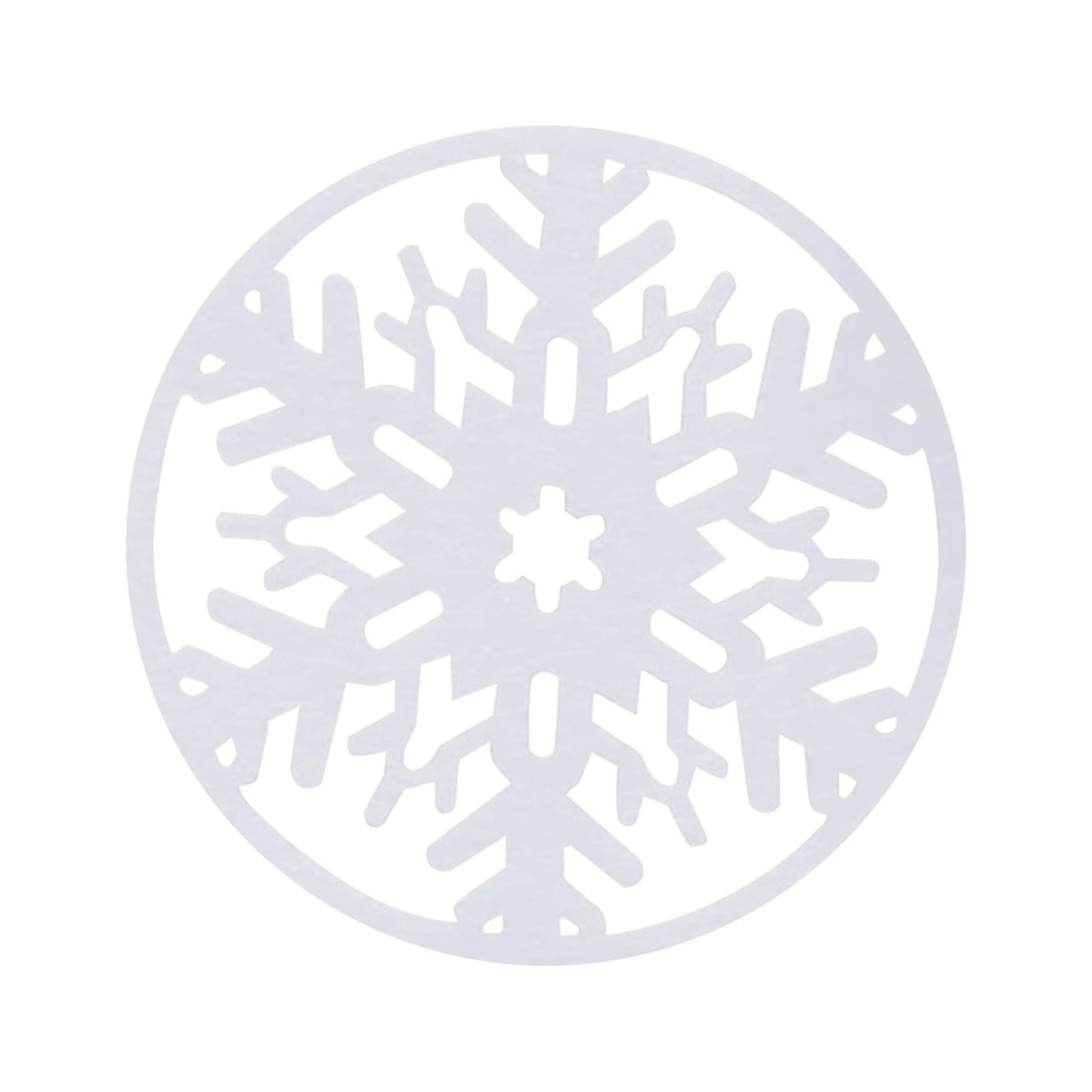 Christmas Placemats Set Christmas Snowflake Snowflake Design Cup Mats