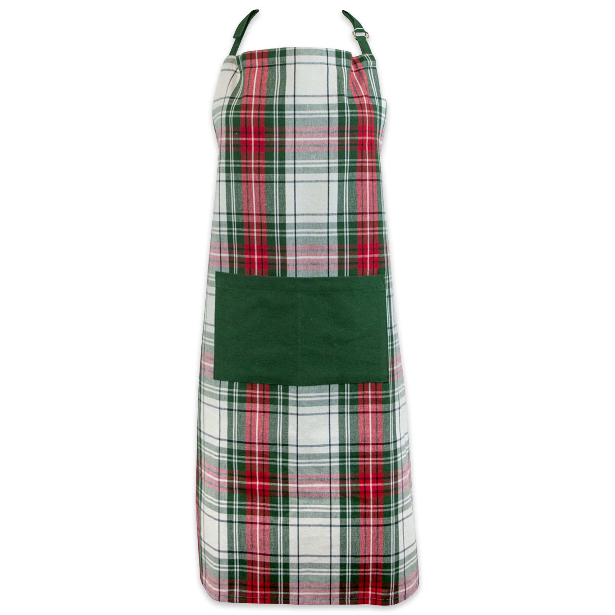 DII Christmas Plaid Chef Apron