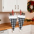 thumbnail image 1 of Christmas Plaid Cutlery Bag, Silverware Holder with Imitation White Edge, Cloth Utensil Pouch for Holiday Table Setting,Vsgery, 1 of 9
