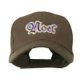 thumbnail image 1 of Christmas Plaid Noel Embroidered Cap - Brown OSFM, 1 of 5