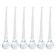 thumbnail image 1 of Christmas Plastic Icicle Ornaments, Ongmies 6Pcs Snowflake, Teardrop & Pendant Designs for Christmas Tree Decor, Christmas Decorations Outdoor, 1 of 7