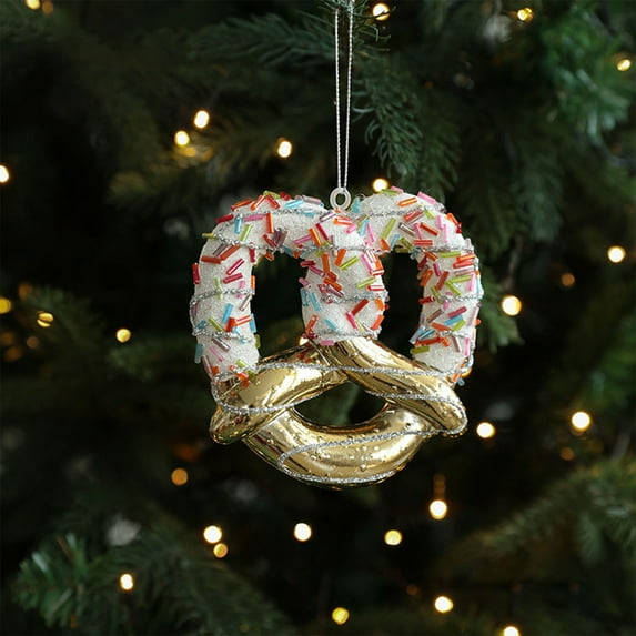 Christmas Plastic Pendant Hanging Christmas Decorations, InsCrazy Christmas Ornament for Indoor Outdoor Living Room Xmas Tree Decor