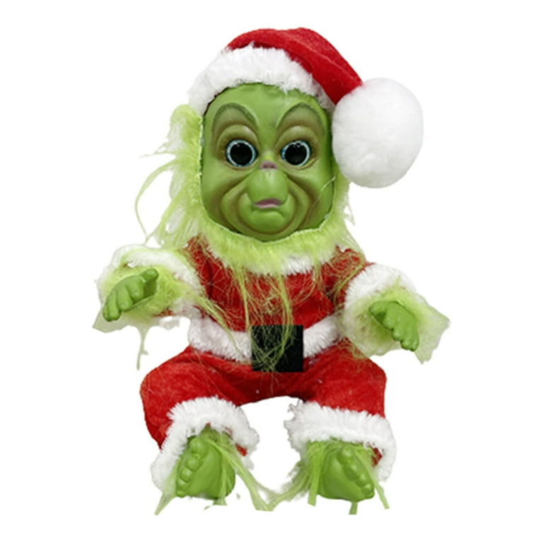 Christmas Cartoon Latex Ugly Doll: Soft Small Stuffed Doll with