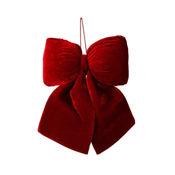 Christmas Plush Large Bow Tie, Multi-Purpose Decoration For Christmas Trees Weddings And Parties, Elegant Diy Accessory For Events And Home