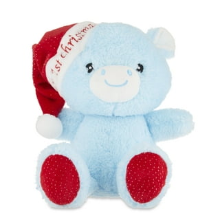 Beige Snowflake Teddy Boy Christmas 2023 Child's Plush, 9, by Holiday Time