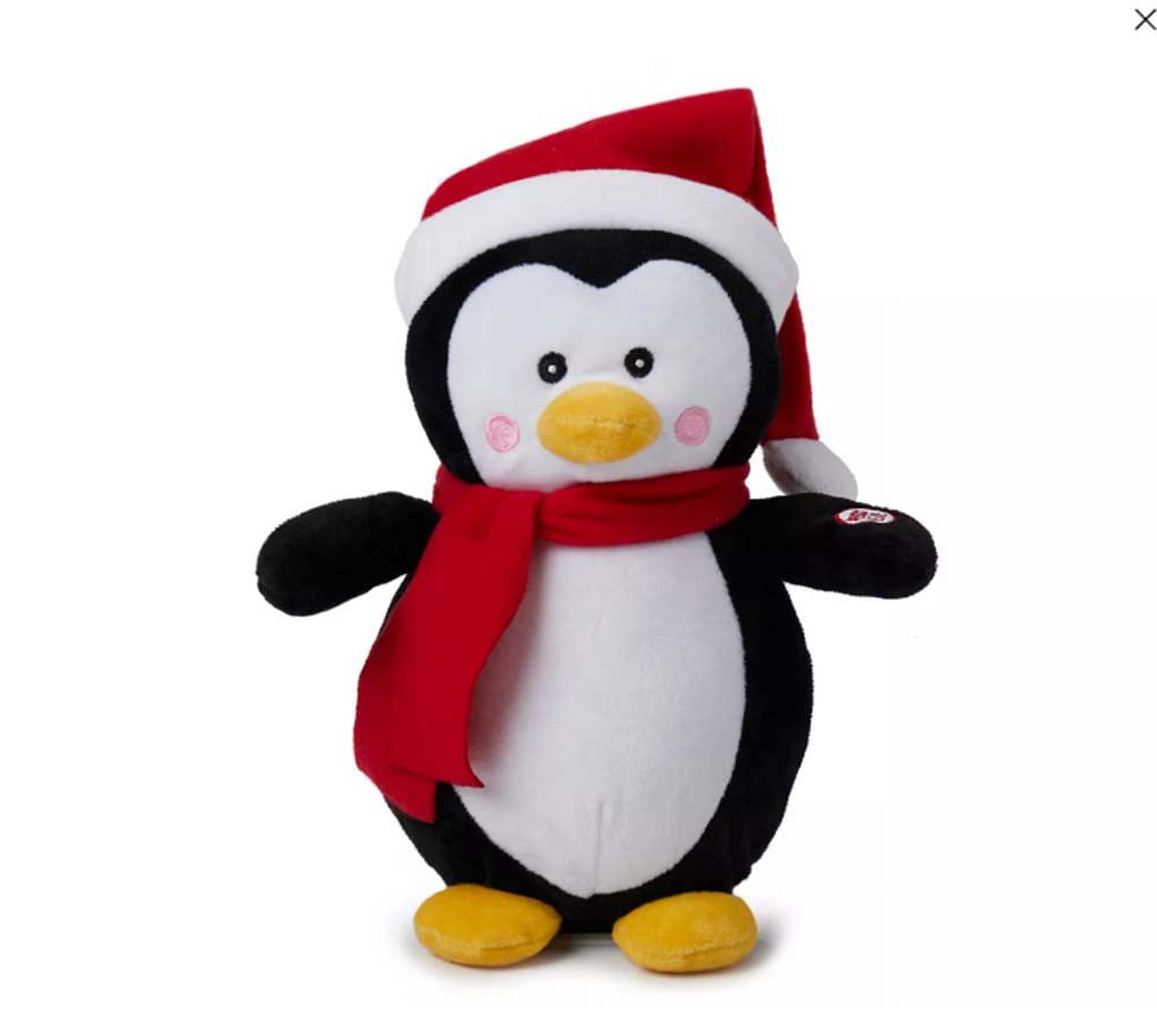 Christmas Plush Penguin Animated Mimicks Voice Talks Back