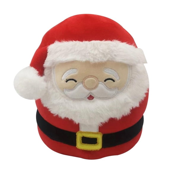 Christmas Plush Santa Doll Super Soft for Family Kids Toddlers Pillow Gift Decoration,Red