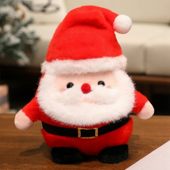 Christmas Plush Toy, Santa Claus Stuffed Animal for s, Soft Doll for Holiday Decorations and as a Festive Gift Idea(C)
