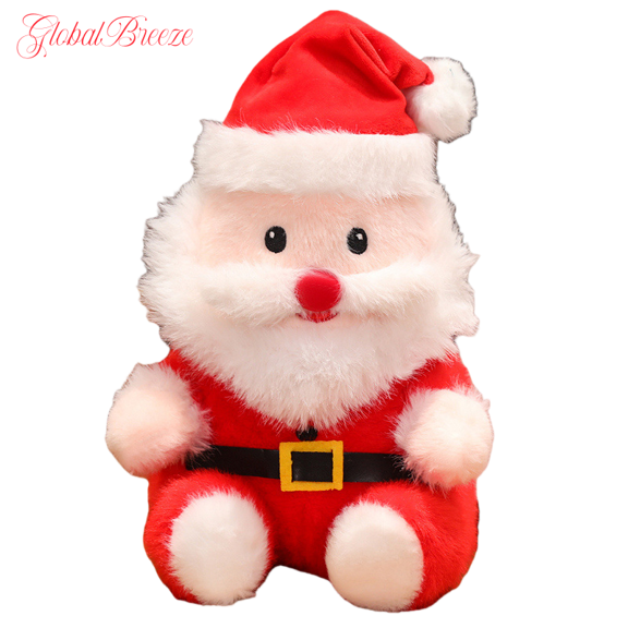 Christmas Plush Toy Set, Fluffy Santa Claus, Reindeer and Christmas Tree Stuffed Decorations, Soft Cozy Holiday Plush for Home Décor and Gift Display