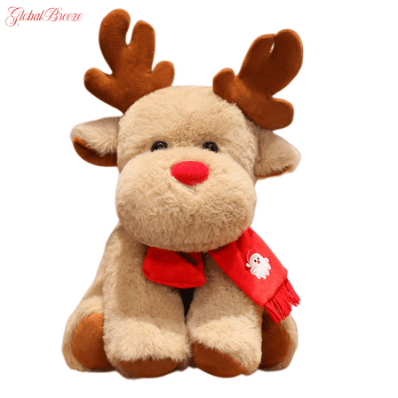 Christmas Plush Toy Set, Fluffy Santa Claus, Reindeer and Christmas Tree Stuffed Decorations, Soft Cozy Holiday Plush for Home Décor and Gift Display