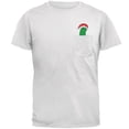 thumbnail image 1 of Christmas Pocket Pickle German Tradition Mens Pocket T Shirt White 2XL, 1 of 2