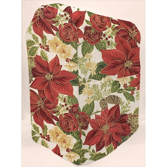 Christmas Poinsettia Cover Compatible with Sunbeam Heritage Series 4.6qt Mixmaster by Penny's Needful Things (All Christmas Poinsettia)