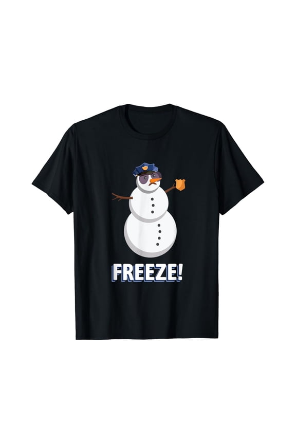 Christmas Police Cops Law Enforcement Gift Holiday T-Shirt, Size S-5XL