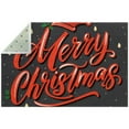 Christmas Polyester Chair Rugs Soft Modern Floor Mat for Home or