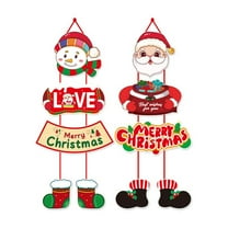 Christmas Porch Decorations Christmas door hanging - for Home Outdoor