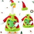 thumbnail image 1 of Christmas Porch Goose Outfit Set, Classic Holiday Costume Kit with Festive Accessories, Traditional Christmas Outfit Suitable for 23 Inch Large Porch Goose Statue, 1 of 8