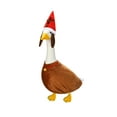 thumbnail image 1 of Christmas Porch Goose Outfits for 23" Statue Xmas Hat Lawn Plastic Cement Goose Statue Clothes Costume for Garden Christmas Decoration Party Patio Yard Outdoor, 1 of 9