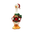 thumbnail image 1 of Christmas Porch Goose Statue with Santa Hat Wreath for Front Porch Outdoor Holiday Decor Home Christmas Decoration, 1 of 4