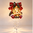 thumbnail image 1 of Christmas Porch Railing Lights, Bell Led Christmas Railing Light Reusable Holiday Decoration For Entryway, 1 of 5