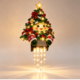 thumbnail image 1 of Christmas Porch Railing Lights, Warm White Led Christmas Tree Christmas Porch Railing Light For Holiday Party Decor, 1 of 5