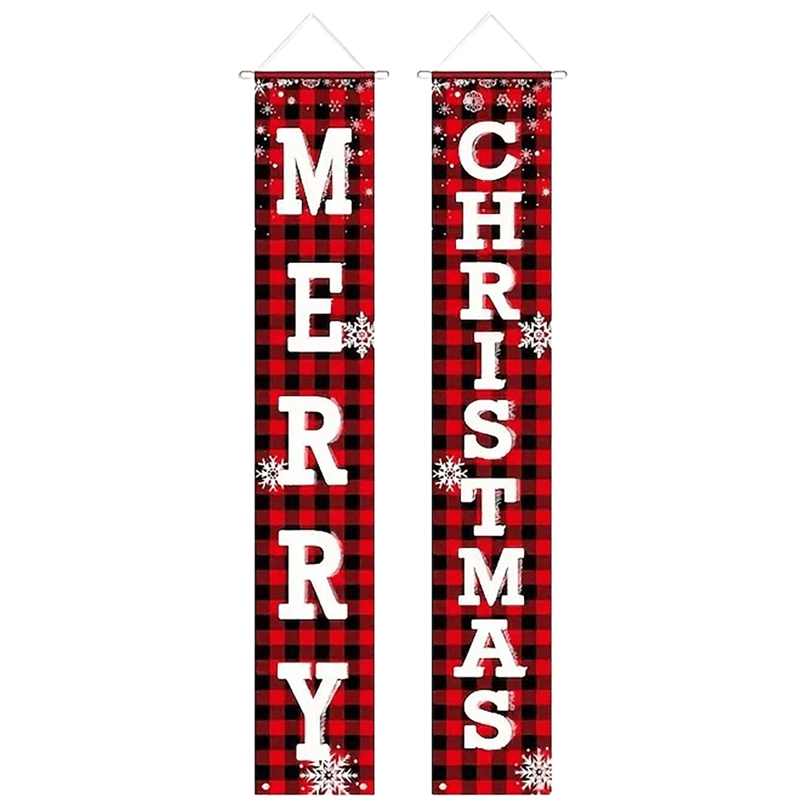 Christmas Porch Signs Merry Christmas Banners Indoor Outdoor Christmas