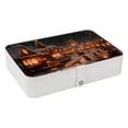 thumbnail image 1 of Christmas Portable PU Leather Earring Holder Organizer with Removable Compartment and Storage Box, 1 of 6