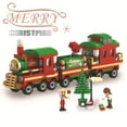 thumbnail image 1 of Christmas Post Office Puzzle Assembling Building Block Toys, 1 of 3