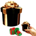 thumbnail image 1 of Christmas Prank Gift Box, 10 Layer Nested Screw Unboxing Puzzle with Festive Bow, Reusable Holiday Gag Gift Wrap for Secret Santa and Gift Exchange, 1 of 3