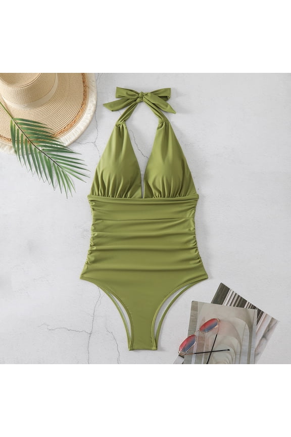 Women's one-piece backless sexy bikini swimsuit