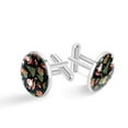 thumbnail image 1 of Christmas Premium Stainless Steel Shirt Cufflink Set for Men - Ideal for Formal Attire and Special Events, 1 of 6