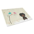 thumbnail image 1 of Christmas Presents Between Friends Dachshund Black & Tan Glass Cutting Board - Large, 1 of 1