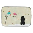 thumbnail image 1 of Christmas Presents Between Friends Poodle Black Dish Drying Mat, 1 of 1