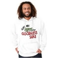 thumbnail image 1 of Christmas Presents For Goodness Sake Unisex Plus Fleece Graphic Hoodie Brisco Brands 3X, 1 of 5