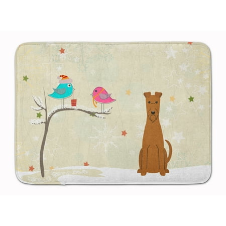 Christmas Presents Friend Irish Terrier Machine Washable Memory Foam Mat