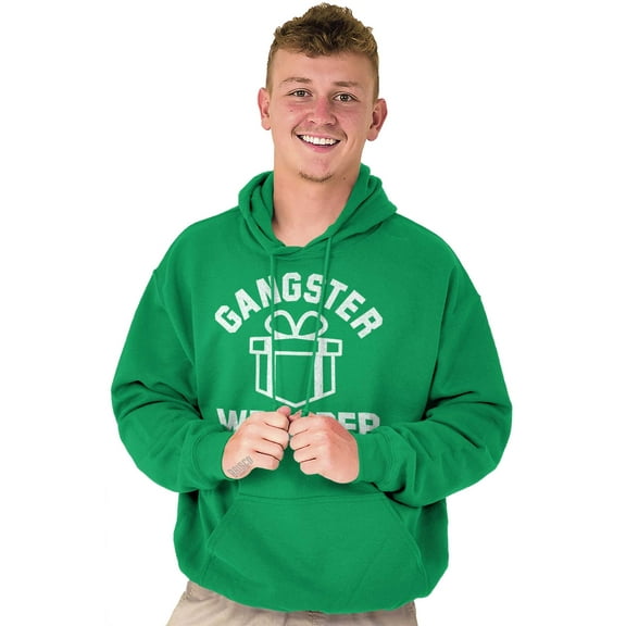 Christmas Presents Gangster Wrapper Hoodie Sweatshirt Women Men Brisco Brands M