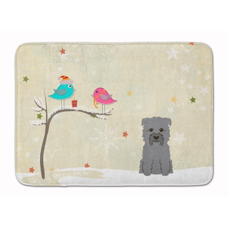 Christmas Presents Glen of Imal Grey Machine Washable Memory Foam Mat