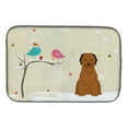 thumbnail image 1 of Christmas Presents between Friends Briard Brown Dish Drying Mat, 1 of 2